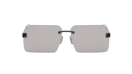 FENDI FE40043U  14C 0002 Rimless 59 145 Metal SUNGLASSES