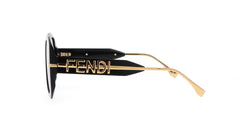 FENDI FE40065I 01B 55 SUNGLASSES