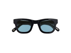 MOSCOT FRITZ BLACK 44 SUNGLASSES