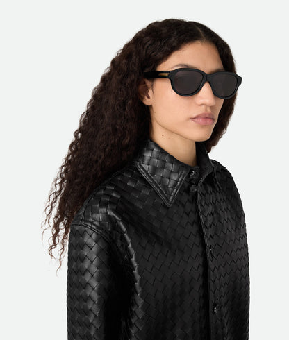BOTTEGA VENETA BV1410S 001 55 SUNGLASSES