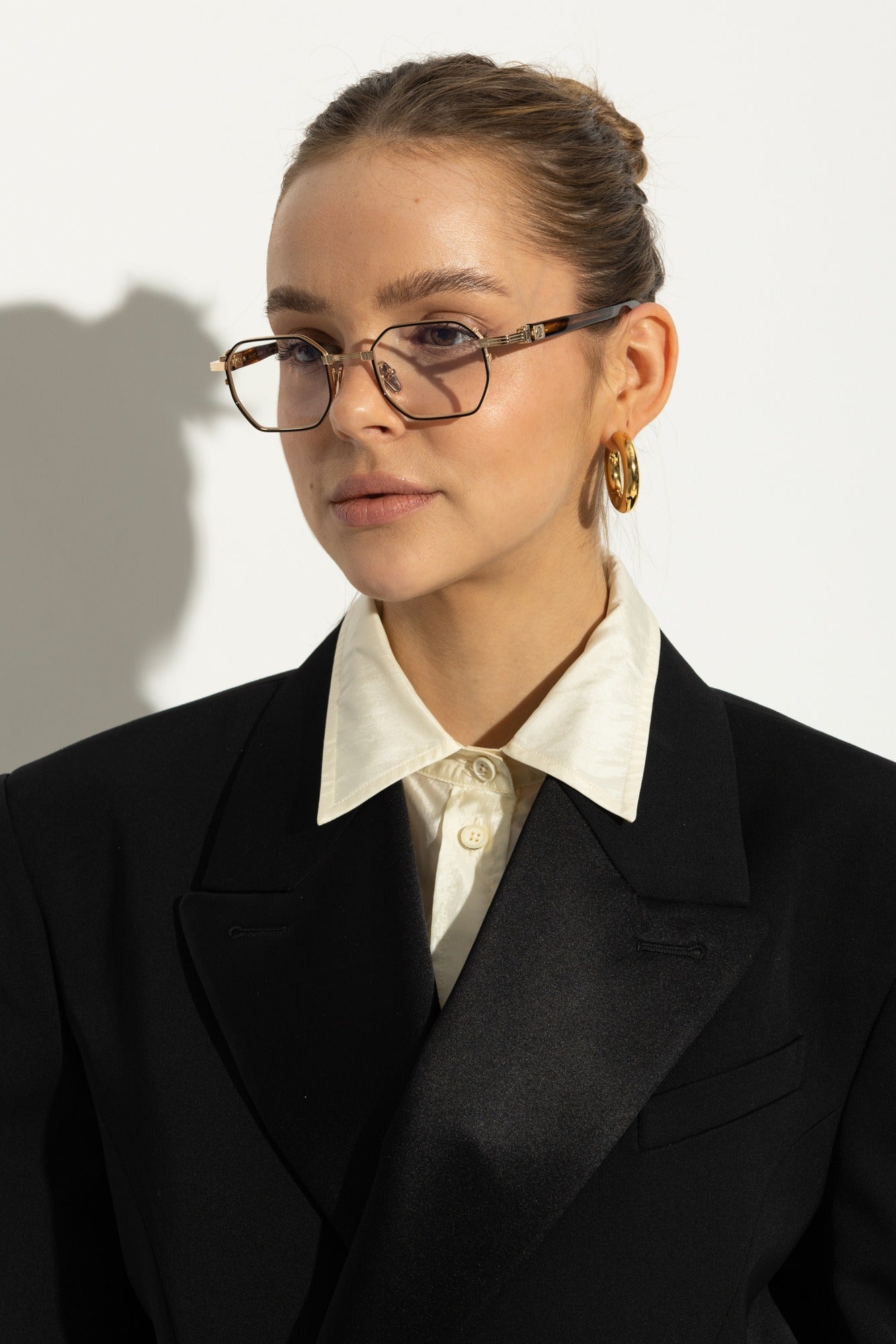 BALMAIN BPX166B SAINT JEAN II GLD BRN 48 FRAME