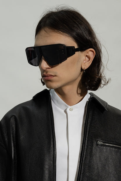 BALMAIN BPS146B LE MASQUE BLK BLK 147 SUNGLASSES