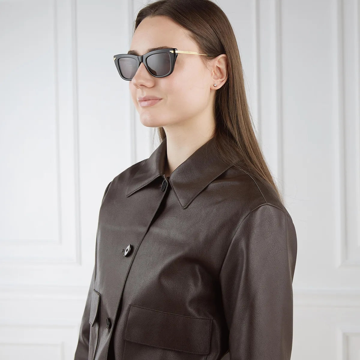 BOTTEGA VENETA BV1369S 001 50 SUNGLASSES