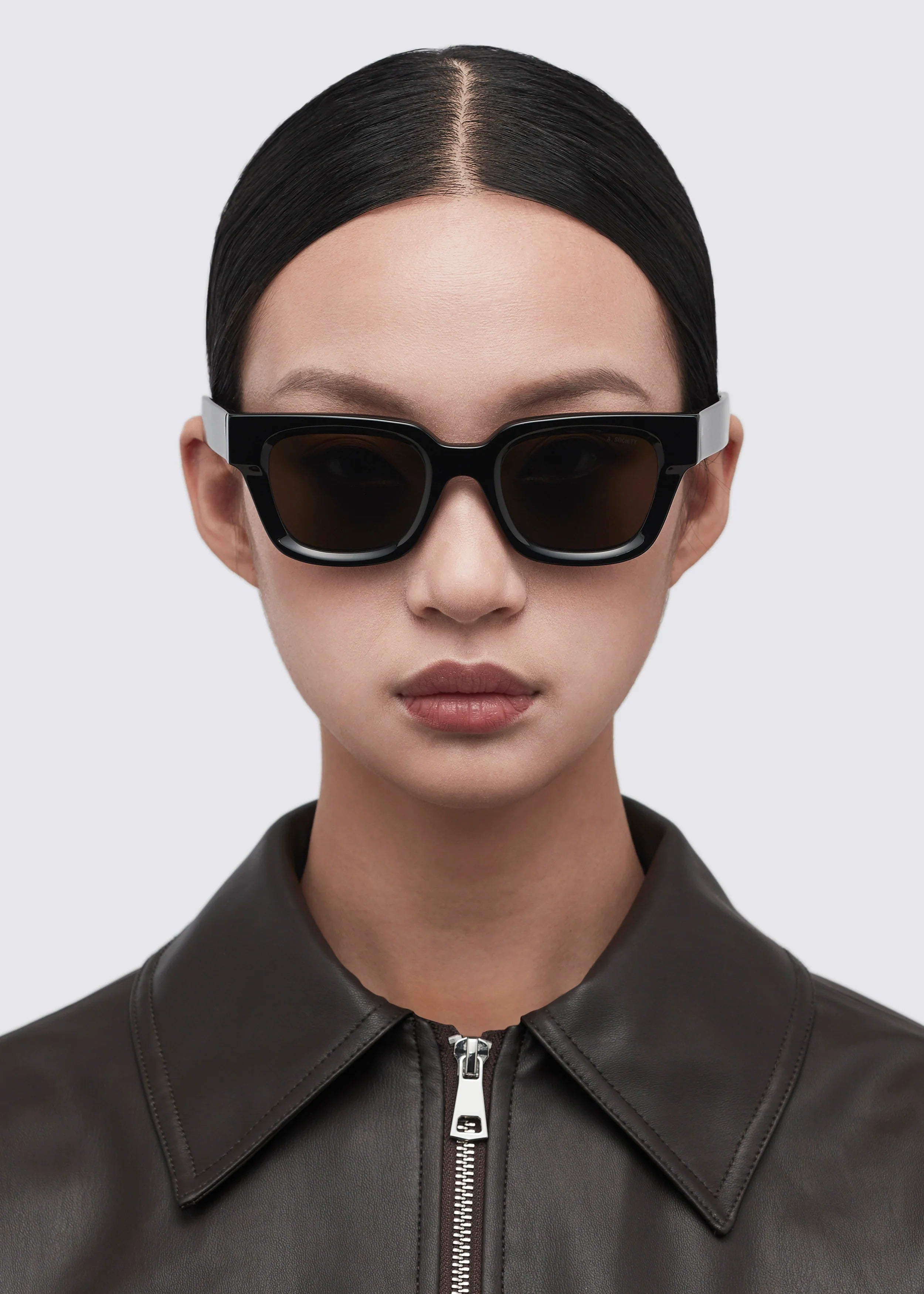 A SOCIETY CHANCE BLACK 50 SUNGLASSES