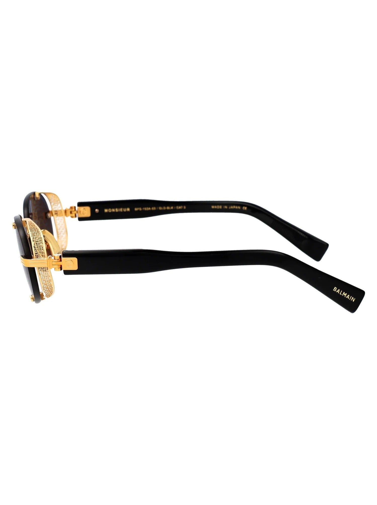 BALMAIN BPS153A MONSIEUR GLD BLK 53 SUNGLASSES