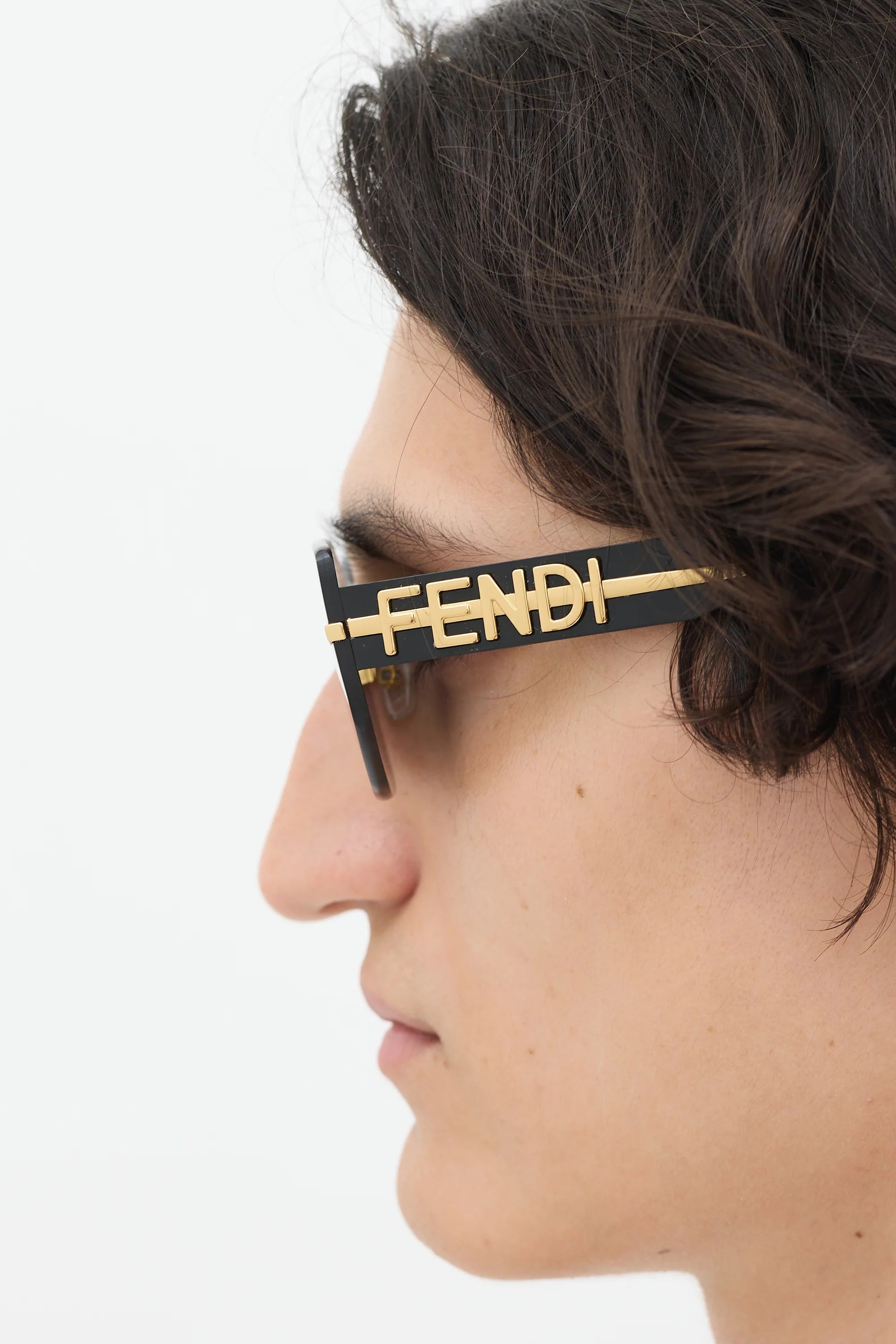 FENDI FE40066U  31W 0002 Rimless 140 140 Composite Plastic + Metal SUNGLASSES