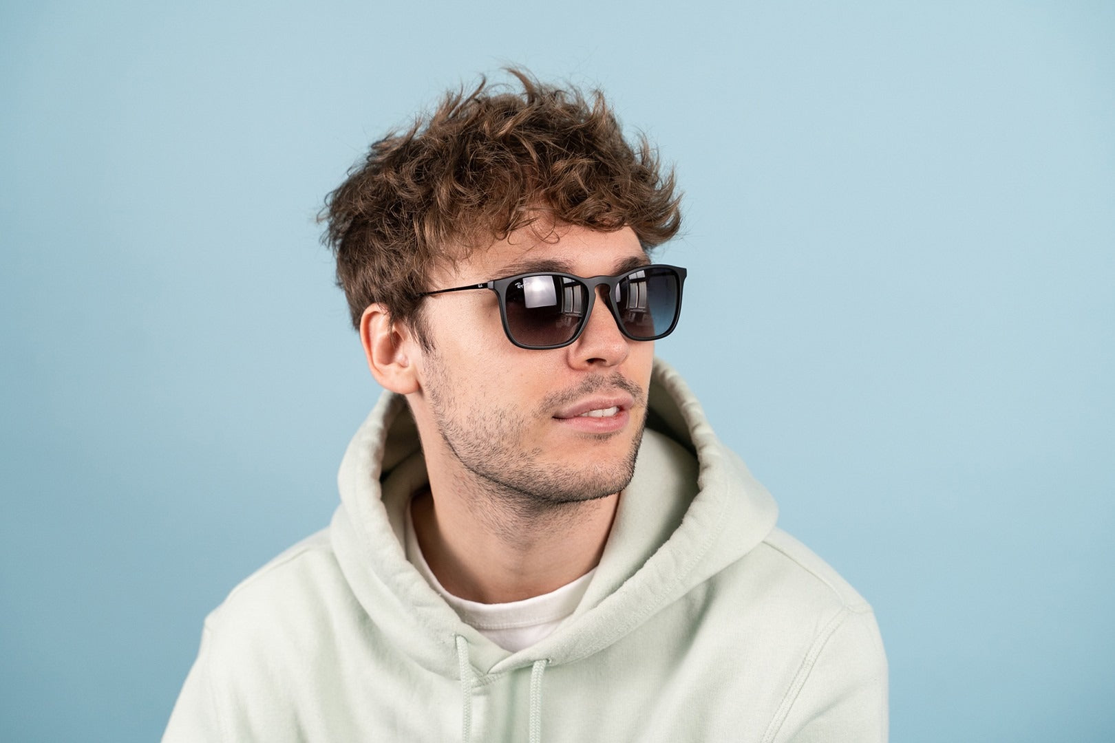 RAYBAN RB4187 CHRIS 622/8G 54 SUNGLASSES