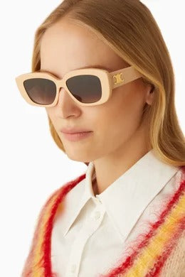 CELINE CL40216U TRIOMPHE 57F 55 SUNGLASSES