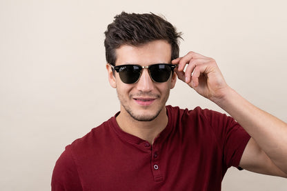 RAYBAN RB3016 CLUBMASTER 901/58 51 SUNGLASSES