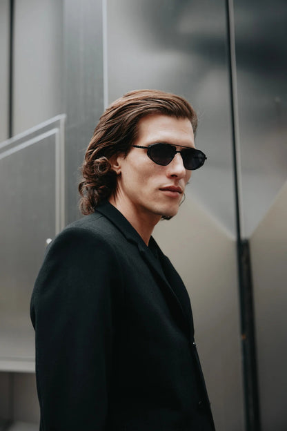 CAPOTE PAJE BLK GREEN 53 SUNGLASSES