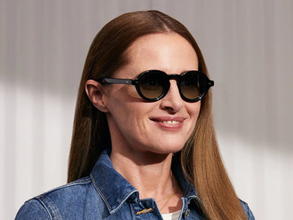 MOSCOT FOYGEL SUN BLACK 46 SUNGLASSES