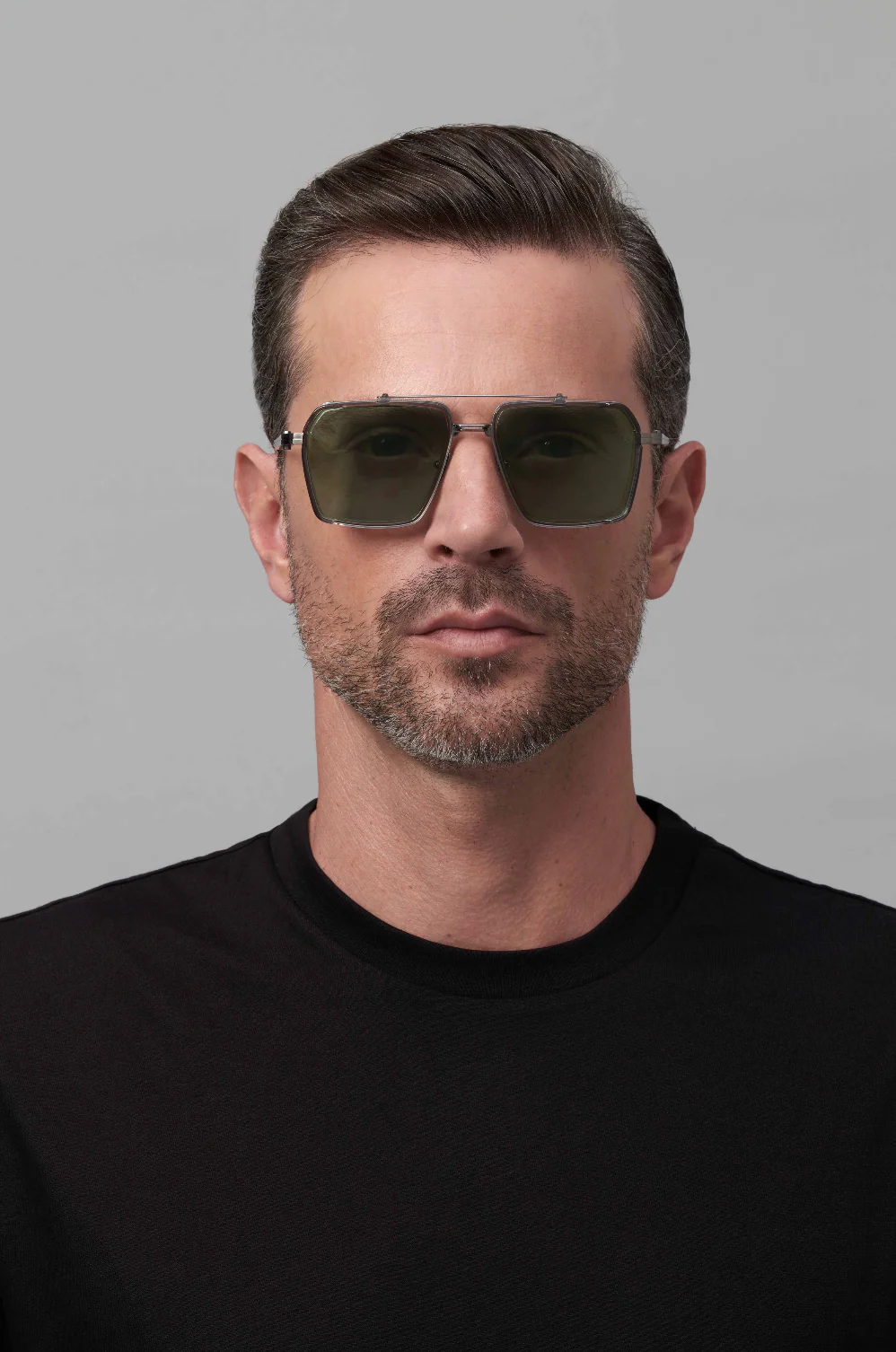 AKONI AKS510C GLD BRN 58 SUNGLASSES