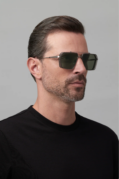 AKONI AKS510C GLD BRN 58 SUNGLASSES