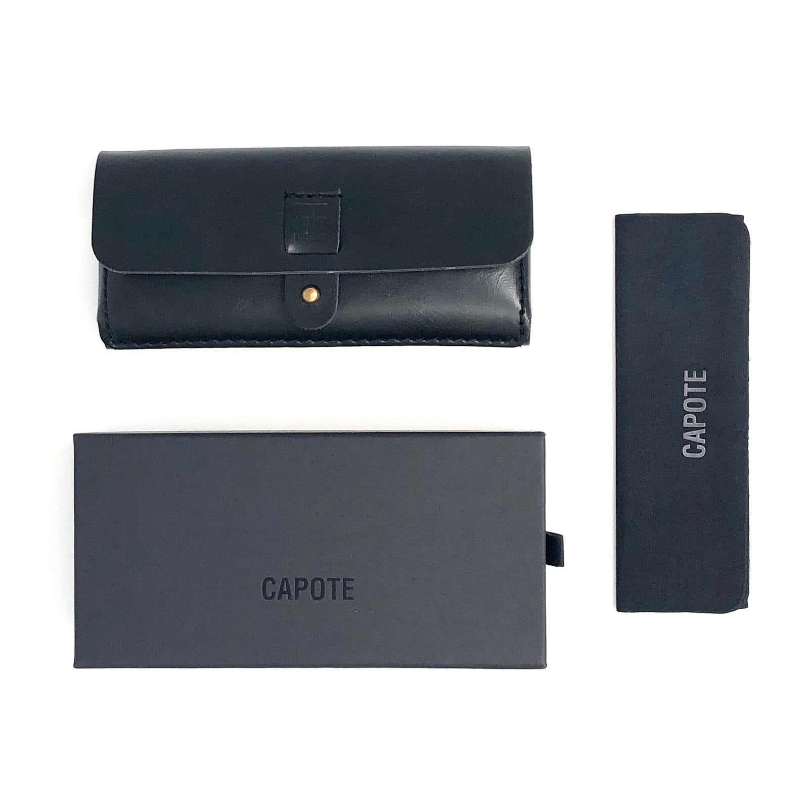 CAPOTE PAJE BLK GREEN 53 SUNGLASSES