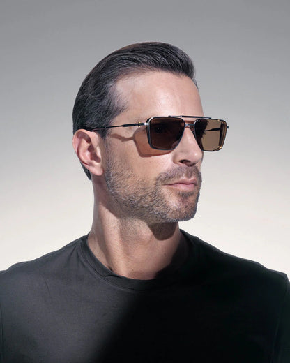 AKONI AKS203E HERA BLK GLD 58 SUNGLASSES