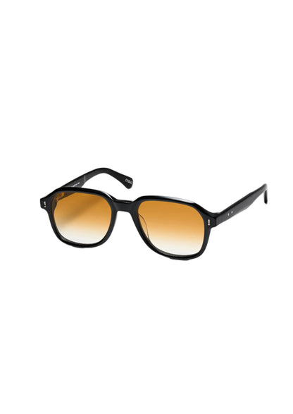 PETER AND MAY S126 SUN NIGHT TRAIN BLK BROWN 53 SUNGLASSES