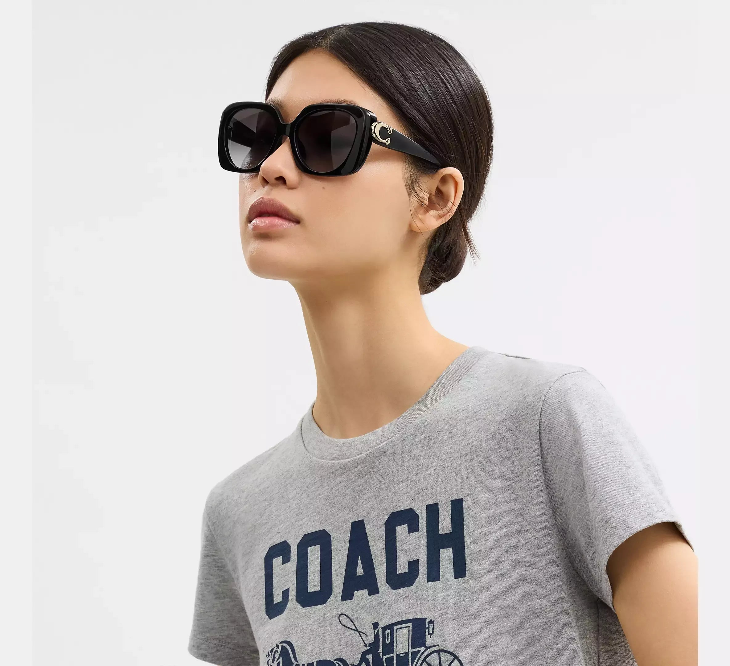 COACH HC8422U CAD33 50023C 55 SUNGLASSES