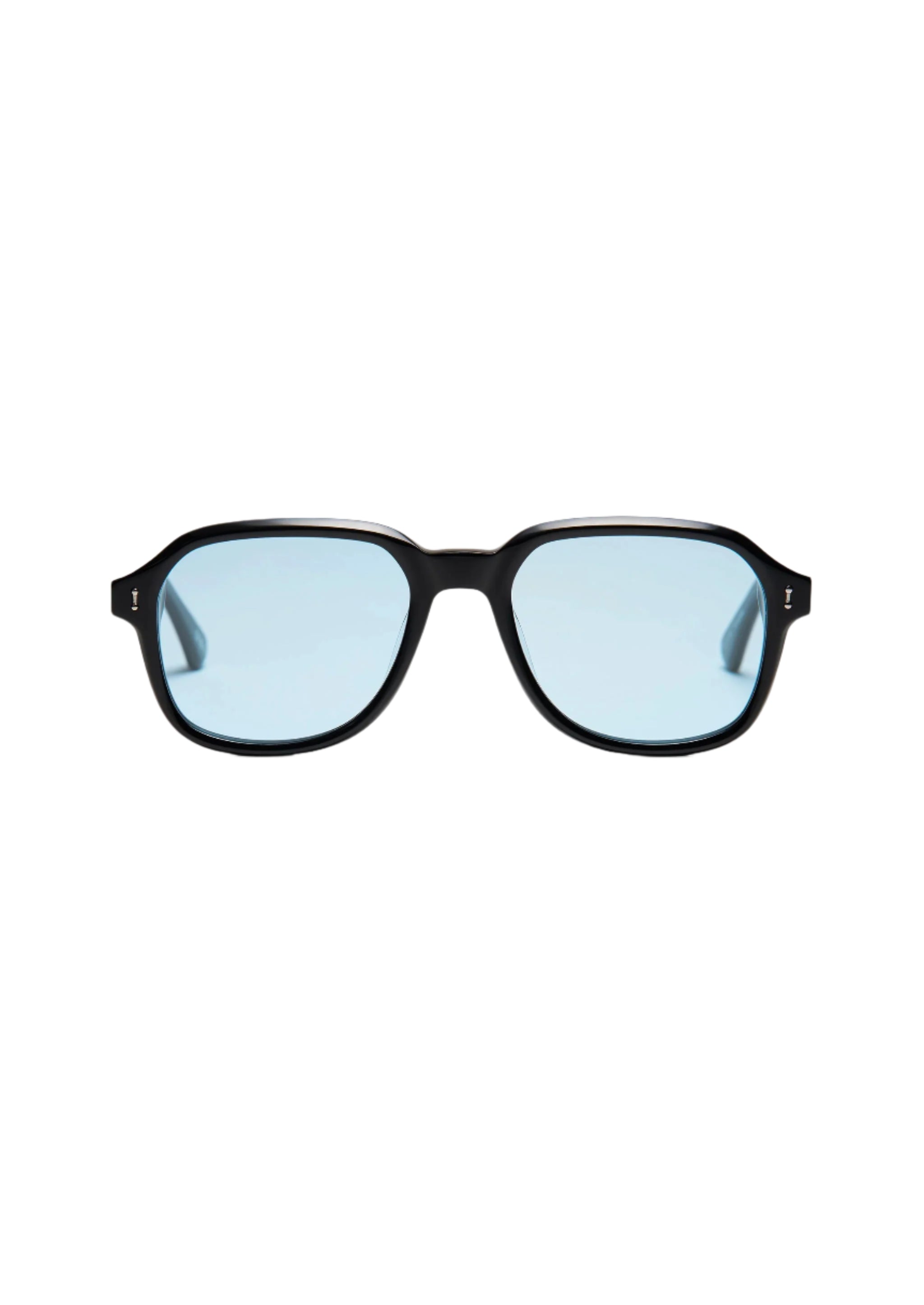PETER AND MAY S126 SUN NIGHT TRAIN BLK BLUE 53 SUNGLASSES