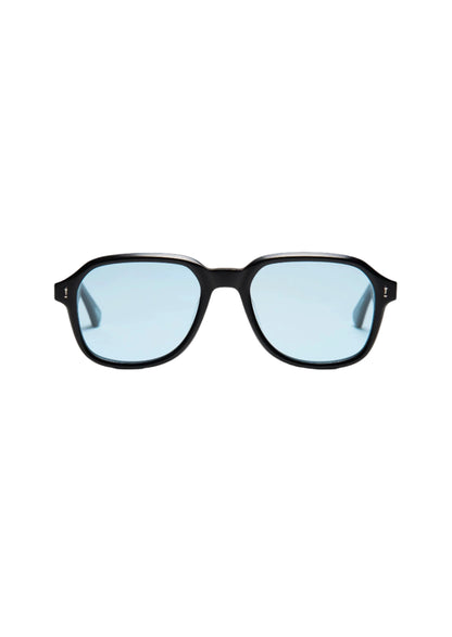 PETER AND MAY S126 SUN NIGHT TRAIN BLK BLUE 53 SUNGLASSES
