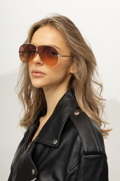 VALENTINO VLS100D XVI GLD 64 SUNGLASSES
