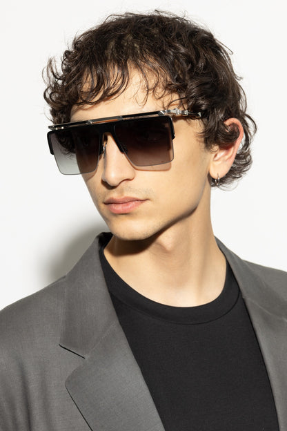 BALMAIN BPS168C TRIOMPHE BLK SLV 61 SUNGLASSES