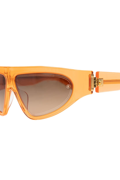BALMAIN BPS143D B-ESCAPE ORG GLD 62 SUNGLASSES