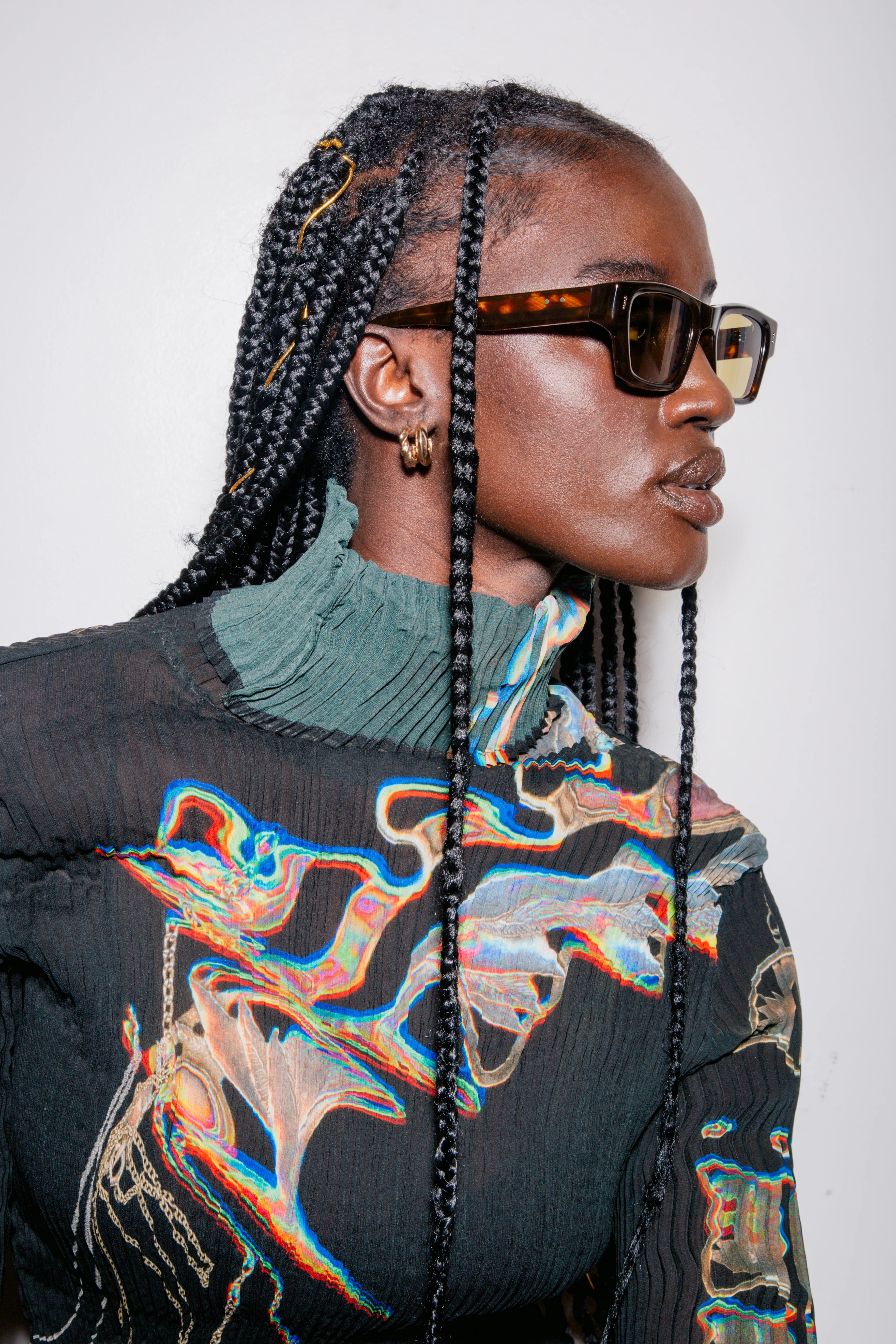 PETER AND MAY S119 SUN AMY TORTOISE YEL 50 SUNGLASSES