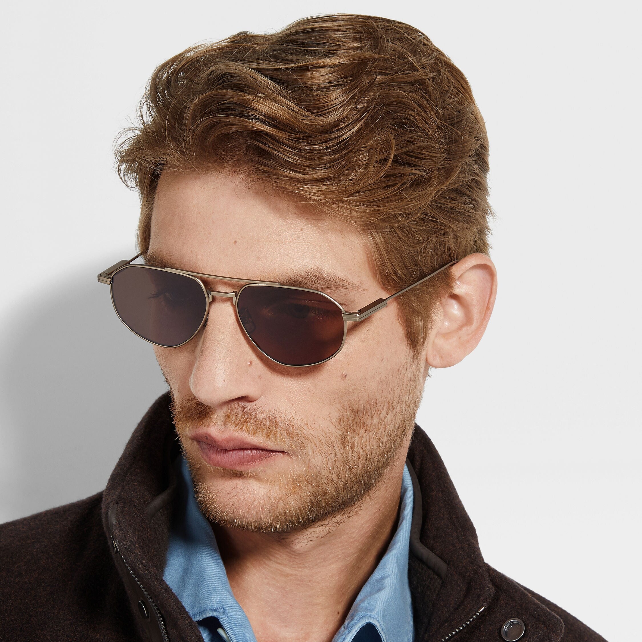 ZEGNA EZ0289 35H 56 SUNGLASSES