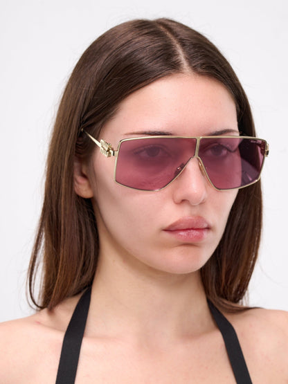 MIU MIU MU51ZS ZVN50D 69 SUNGLASSES