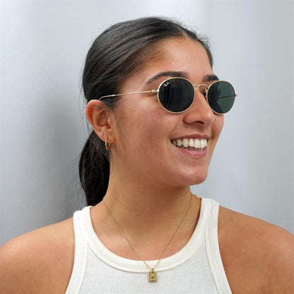 RAYBAN RB3547 OVAL 001/31 54 SUNGLASSES