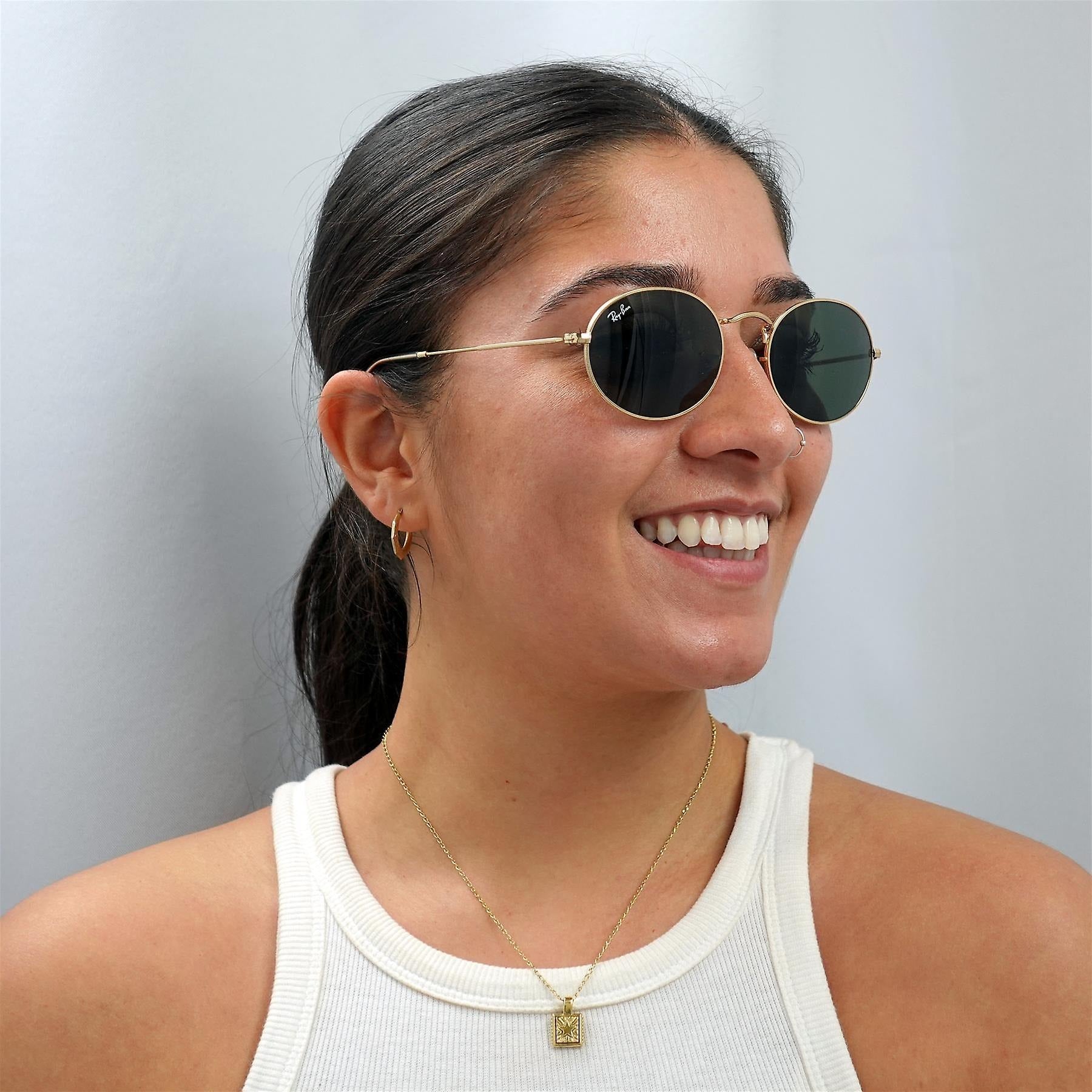 RAYBAN RB3547 OVAL 001/31 51 SUNGLASSES