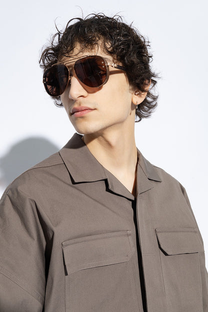 BALMAIN BPS125E CAPITAINE RSE BRN 62 SUNGLASSES