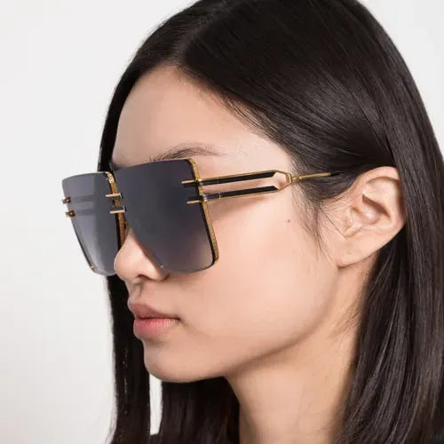 BALMAIN BPS109D GENDARME GLD BLK 66 SUNGLASSES