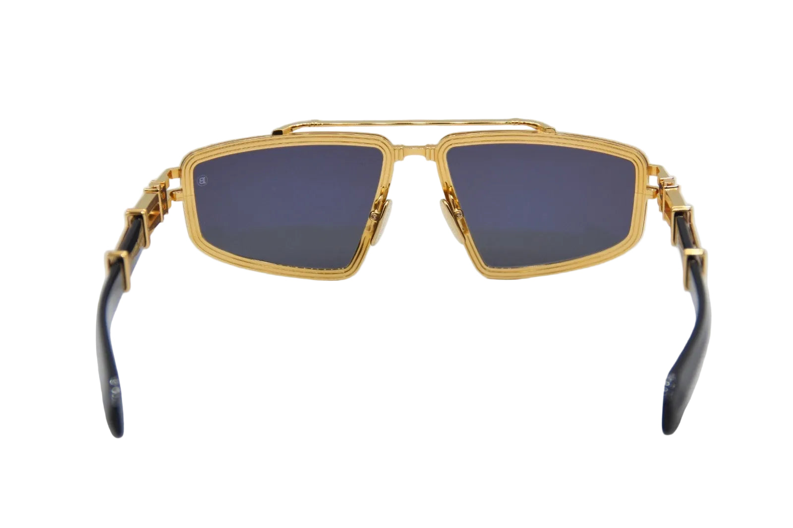 BALMAIN BPS139A TITAN GLD BLK 59 SUNGLASSES
