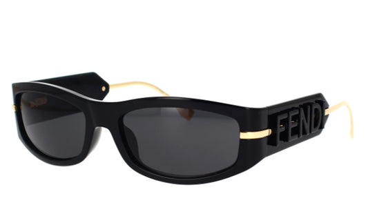 FENDI FE40120I 01A 57 SUNGLASSES