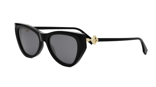 FENDI FE40149I 01A 54 SUNGLASSES