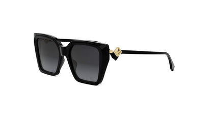 FENDI FE40161I 01B 54 SUNGLASSES