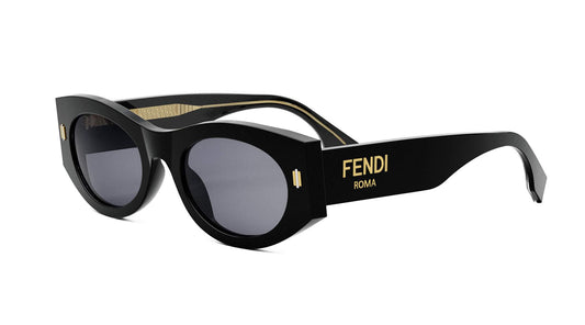 FENDI FE40125I 01V 52 SUNGLASSES